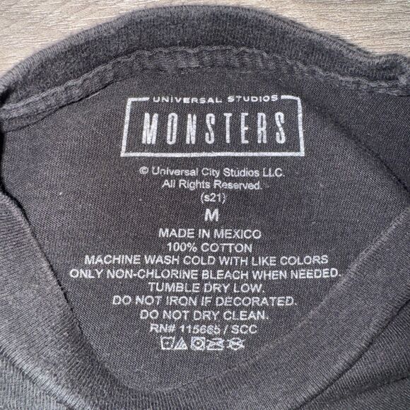 Universal Studios City MONSTERS Frankenstein T-Shirt Pop Art Tee Size M - Picture 3 of 4